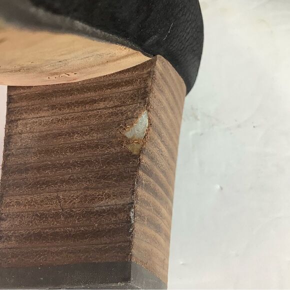 Cole Haan NikeAir Chelsea Black Leather Suede Women’s Ankle Boots Sz 8.5 - Picture 10 of 13